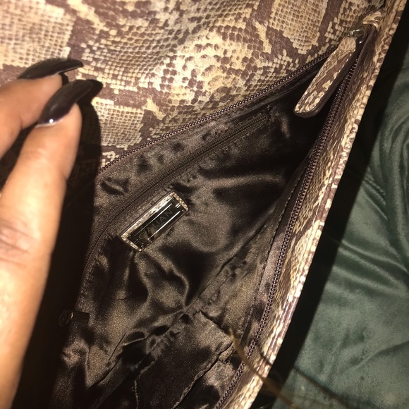 Snakeskin clutch - Picture 2 of 3